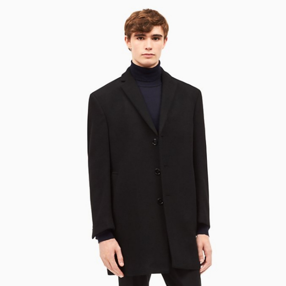Calvin Klein☆Wool Top-Coat.